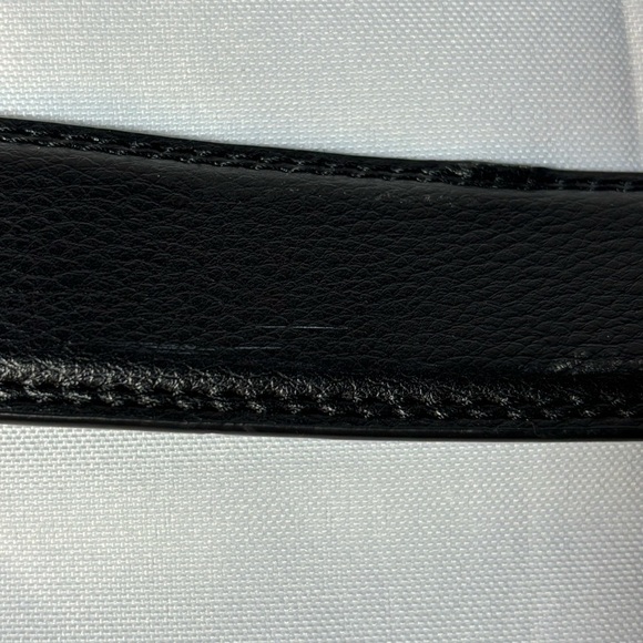 2/$30 Men’s Black Casual Ratchet No Holes Genuine Leather Belt Cut to Size - Picture 10 of 16